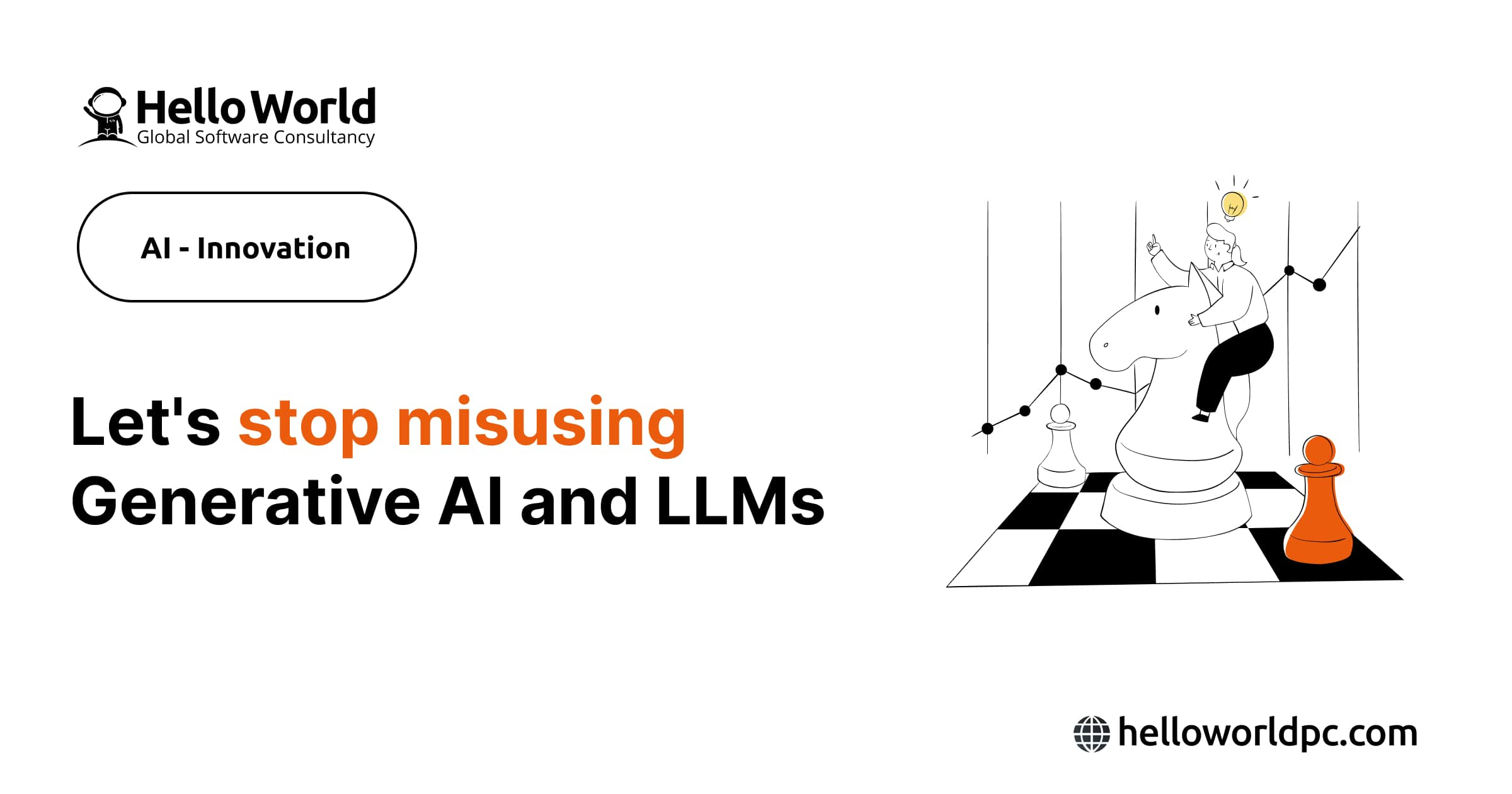 Let's stop misusing Generative AI and LLMs